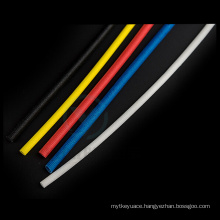 Colorful 1.2kv Silicon Rubber Coated Braided Fiberglass Sleeving